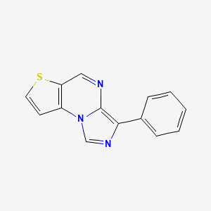 3-Phenylimidazo[1,5-a]thieno[2,3-e]pyrimidine