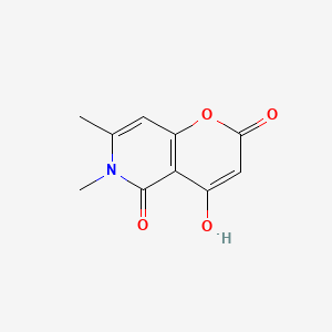 4-hydroxy-6,7-dimethyl-2H-pyrano[3,2-c]pyridine-2,5(6H)-dione