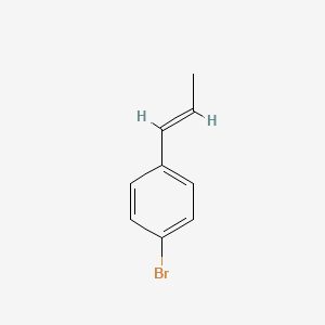 molecular formula C9H9B B1336885 苯，1-溴-4-(1-丙烯基)- CAS No. 4489-23-0