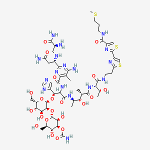 molecular formula C54H81N17O21S3 B1336889 N1-(3-(甲硫基)丙基)博来霉素酰胺 CAS No. 41089-03-6