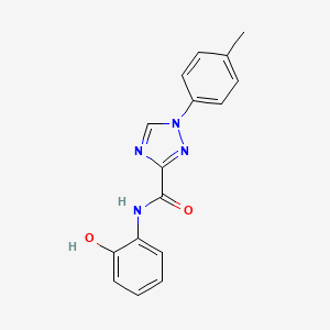 N-(2-hydroxyphenyl)-1-(4-methylphenyl)-1H-1,2,4-triazole-3-carboxamide