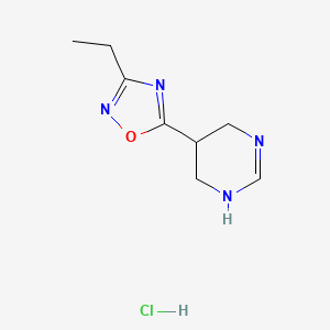 5-(3-Ethyl-1,2,4-oxadiazol-5-yl)-1,4,5,6-tetrahydropyrimidine hydrochloride