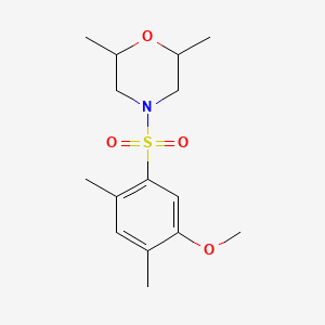 4-[(5-Methoxy-2,4-dimethylphenyl)sulfonyl]-2,6-dimethylmorpholine