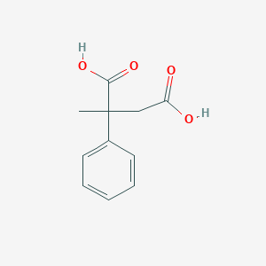 molecular formula C11H12O4 B133690 2-Methyl-2-phenylsuccinic acid CAS No. 34862-03-8