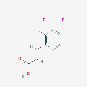 B1336904 2-Fluoro-3-(trifluoromethyl)cinnamic acid CAS No. 237069-83-9