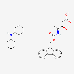 molecular formula C32H44N2O5 B1336909 Fmoc-(3S,4S)-4-氨基-3-羟基戊酸二环己铵盐 CAS No. 204316-31-4