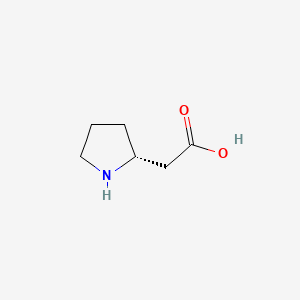 molecular formula C6H11NO2 B1336912 (2R)-2-吡咯烷乙酸 CAS No. 61350-65-0