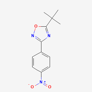 molecular formula C12H13N3O3 B1336926 5-叔丁基-3-(4-硝基苯基)-1,2,4-噁二唑 CAS No. 1004398-32-6