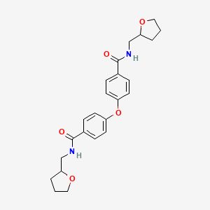 N-(tetrahydro-2-furanylmethyl)-4-(4-{[(tetrahydro-2-furanylmethyl)amino]carbonyl}phenoxy)benzamide