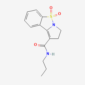 N-propyl-2,3-dihydropyrrolo[1,2-b][1,2]benzisothiazole-1-carboxamide 5,5-dioxide