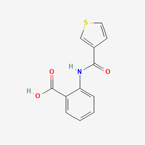 molecular formula C12H9NO3S B1336961 2-[(噻吩-3-基羰基)氨基]苯甲酸 CAS No. 878465-86-2