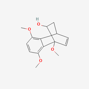 3,6,8-Trimethoxytricyclo[6.2.2.0~2,7~]dodeca-2,4,6,11-tetraen-9-ol