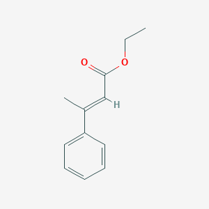 molecular formula C12H14O2 B133697 3-苯基丁-2-烯酸乙酯 CAS No. 1504-72-9