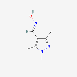 molecular formula C7H11N3O B1336974 1,3,5-三甲基-1H-吡唑-4-甲醛肟 CAS No. 246022-20-8