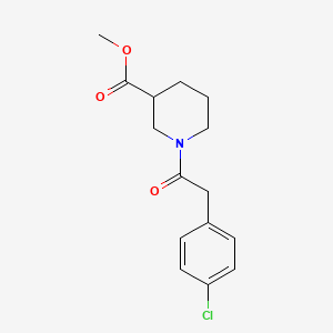 Methyl 1-[(4-chlorophenyl)acetyl]-3-piperidinecarboxylate