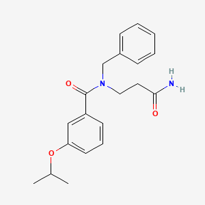 N-(3-amino-3-oxopropyl)-N-benzyl-3-isopropoxybenzamide