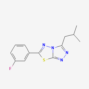 6-(3-Fluorophenyl)-3-isobutyl[1,2,4]triazolo[3,4-b][1,3,4]thiadiazole