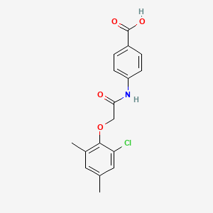 4-{[(2-Chloro-4,6-dimethylphenoxy)acetyl]amino}benzoic acid