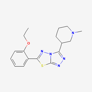 6-(2-Ethoxyphenyl)-3-(1-methyl-3-piperidinyl)[1,2,4]triazolo[3,4-b][1,3,4]thiadiazole