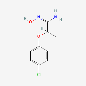 2-(4-chlorophenoxy)-N'-hydroxypropanimidamide