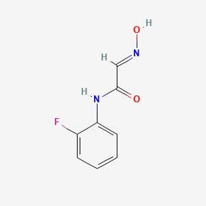 molecular formula C8H7FN2O2 B1336990 乙酰胺，N-(2-氟苯基)-2-羟基亚氨基- CAS No. 953070-85-4