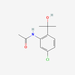 N-[5-chloro-2-(1-hydroxy-1-methylethyl)phenyl]acetamide