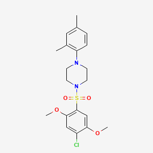 1-[(4-Chloro-2,5-dimethoxyphenyl)sulfonyl]-4-(2,4-dimethylphenyl)piperazine