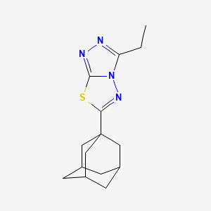 6-(1-Adamantyl)-3-ethyl[1,2,4]triazolo[3,4-b][1,3,4]thiadiazole