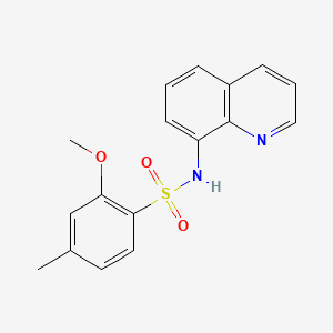 2-methoxy-4-methyl-N-(8-quinolinyl)benzenesulfonamide