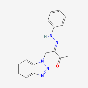 1-(1H-1,2,3-benzotriazol-1-yl)-2,3-butanedione 2-(phenylhydrazone)