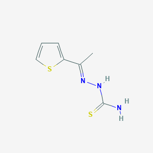 B1337034 2-(1-(Thiophen-2-yl)ethylidene)hydrazinecarbothioamide CAS No. 5351-71-3