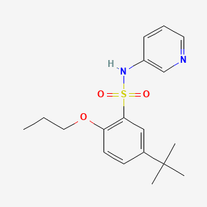 5-tert-butyl-2-propoxy-N-(3-pyridinyl)benzenesulfonamide