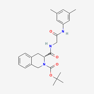 tert-butyl 3-({[2-(3,5-dimethylanilino)-2-oxoethyl]amino}carbonyl)-3,4-dihydro-2(1H)-isoquinolinecarboxylate