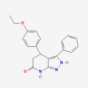 4-(4-ethoxyphenyl)-3-phenyl-1,4,5,7-tetrahydro-6H-pyrazolo[3,4-b]pyridin-6-one