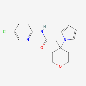 N-(5-chloropyridin-2-yl)-2-[4-(1H-pyrrol-1-yl)tetrahydro-2H-pyran-4-yl]acetamide