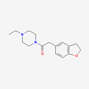 1-(2,3-Dihydro-1-benzofuran-5-ylacetyl)-4-ethylpiperazine