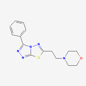 6-[2-(4-Morpholinyl)ethyl]-3-phenyl[1,2,4]triazolo[3,4-b][1,3,4]thiadiazole