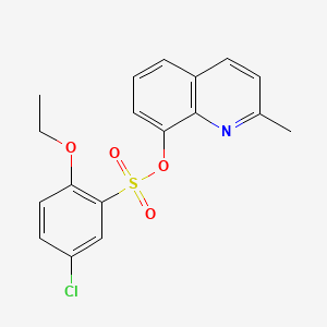 2-Methyl-8-quinolinyl 5-chloro-2-ethoxybenzenesulfonate