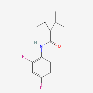 N-(2,4-difluorophenyl)-2,2,3,3-tetramethylcyclopropanecarboxamide