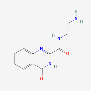 N-(2-aminoethyl)-4-oxo-3,4-dihydroquinazoline-2-carboxamide