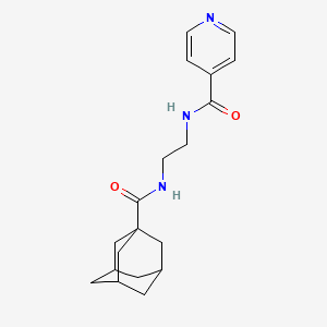 N-{2-[(1-adamantylcarbonyl)amino]ethyl}isonicotinamide