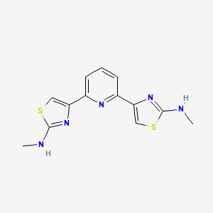 N-methyl-N-(4-{6-[2-(methylamino)-1,3-thiazol-4-yl]-2-pyridinyl}-1,3-thiazol-2-yl)amine