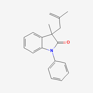 3-methyl-3-(2-methyl-2-propenyl)-1-phenyl-1,3-dihydro-2H-indol-2-one