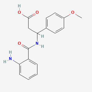 N-(2-aminobenzoyl)-3-(4-methoxyphenyl)-beta-alanine