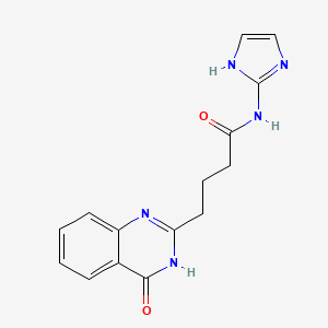 4-(4-hydroxyquinazolin-2-yl)-N-(1H-imidazol-2-yl)butanamide