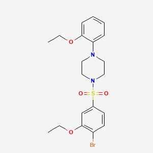 1-[(4-Bromo-3-ethoxyphenyl)sulfonyl]-4-(2-ethoxyphenyl)piperazine