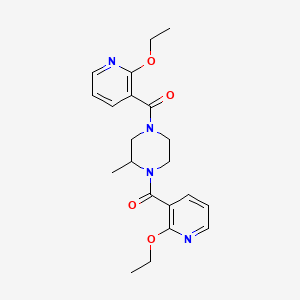 1,4-Bis[(2-ethoxy-3-pyridinyl)carbonyl]-2-methylpiperazine