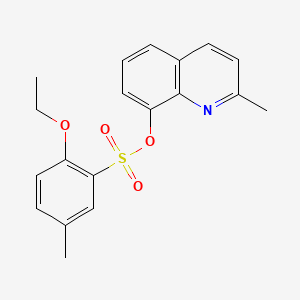 2-Methyl-8-quinolinyl 2-ethoxy-5-methylbenzenesulfonate