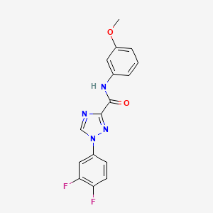 1-(3,4-difluorophenyl)-N-(3-methoxyphenyl)-1H-1,2,4-triazole-3-carboxamide