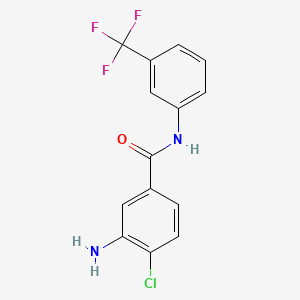 3-Amino-4-chloro-3'-(trifluoromethyl)benzanilide